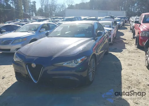 2018 Alfa Romeo Giulia Ti Lusso Rwd from USA, damaged, VIN ZARFAECN7J7581927